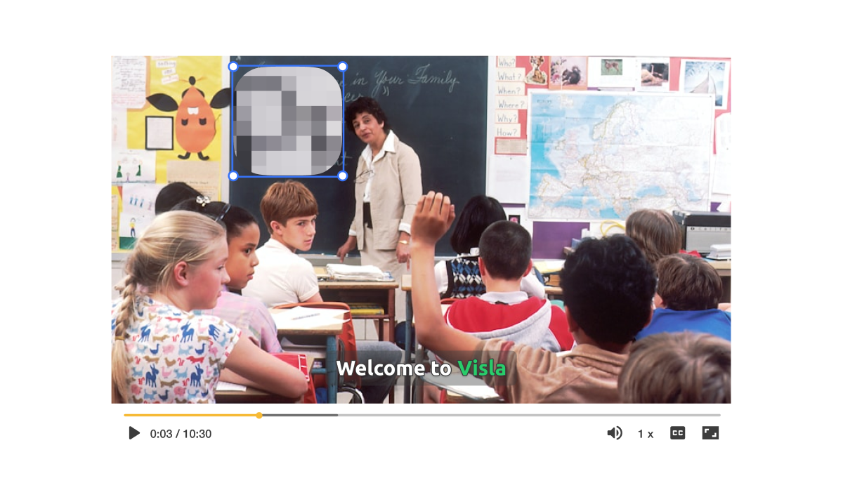 University communications team using Visla’s school video blur tool to blur student faces and ID cards in a cultural festival highlight video for FERPA compliance